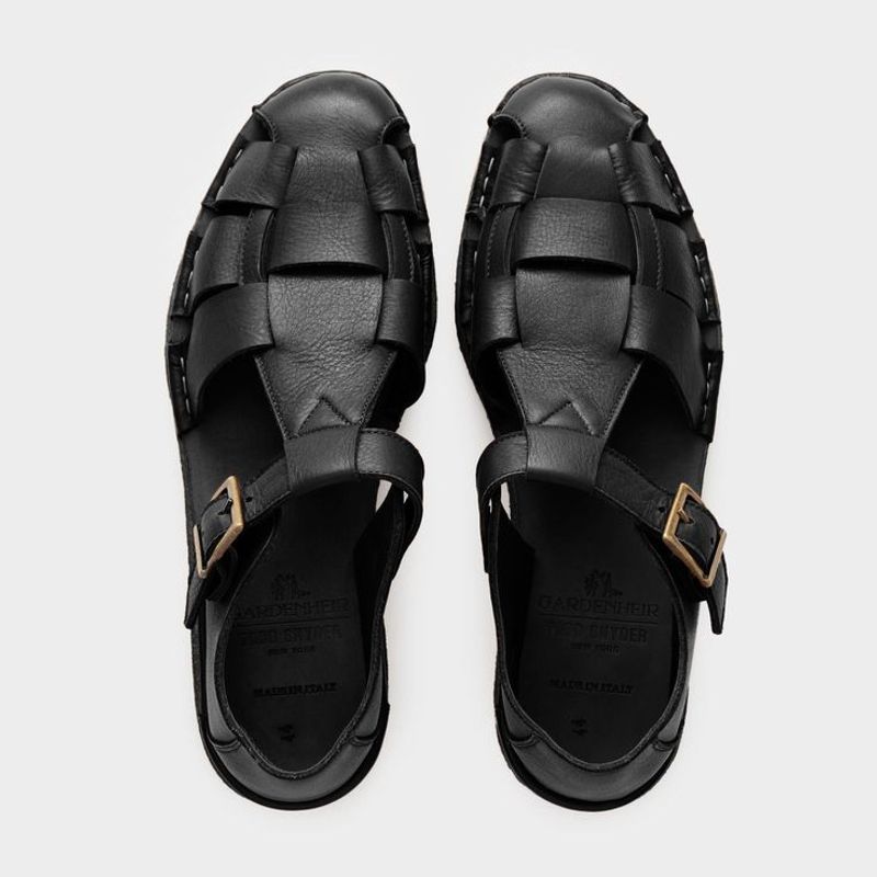 Todd Snyder x Gardenheir Leather Fisherman Sandals