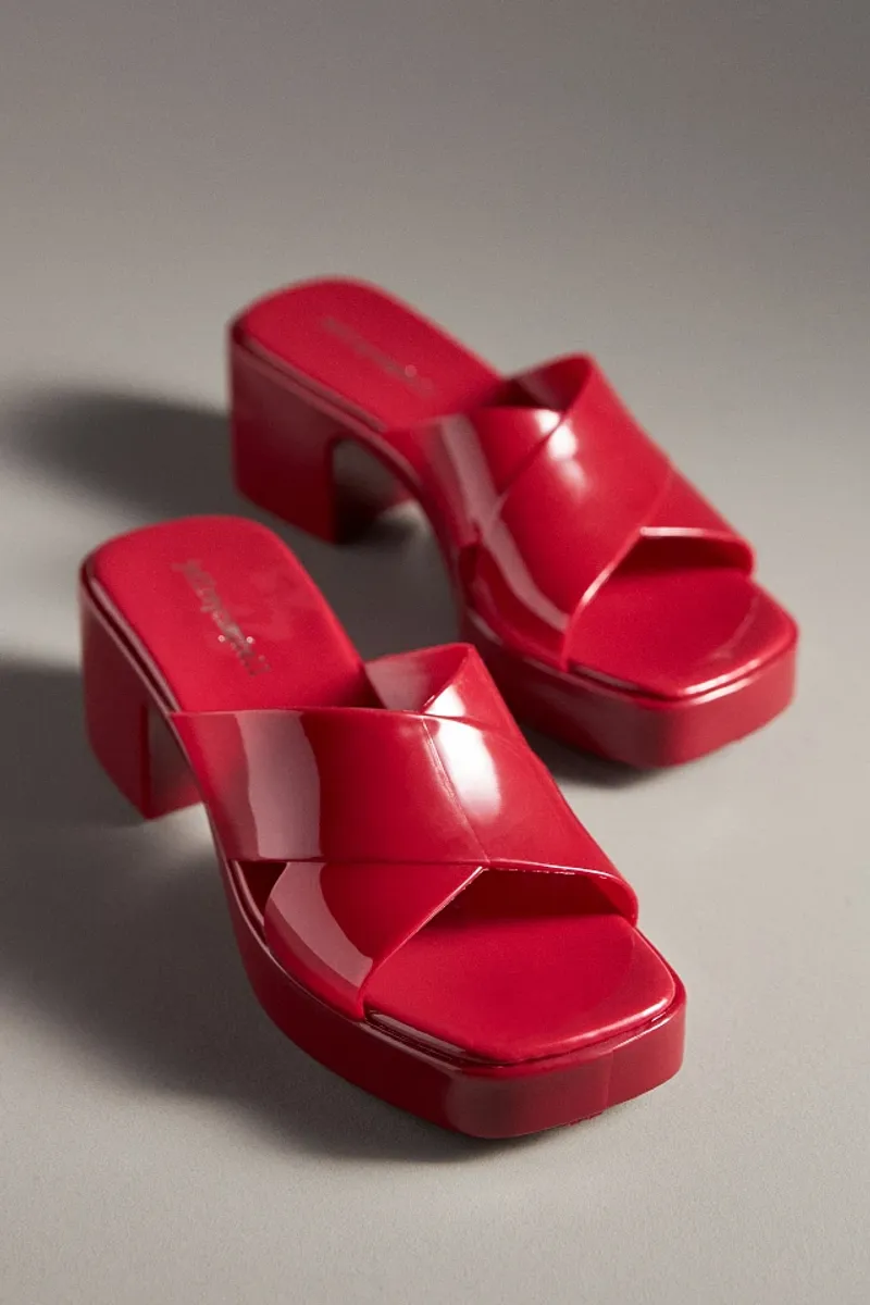 Jeffrey Campbell Bubblegum Jelly Sandals