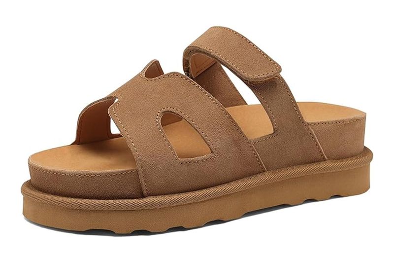 Deyue Suede Platform Sandals