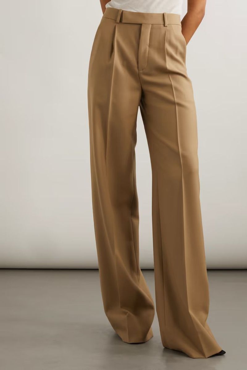 Tailored Wide-Leg Trousers