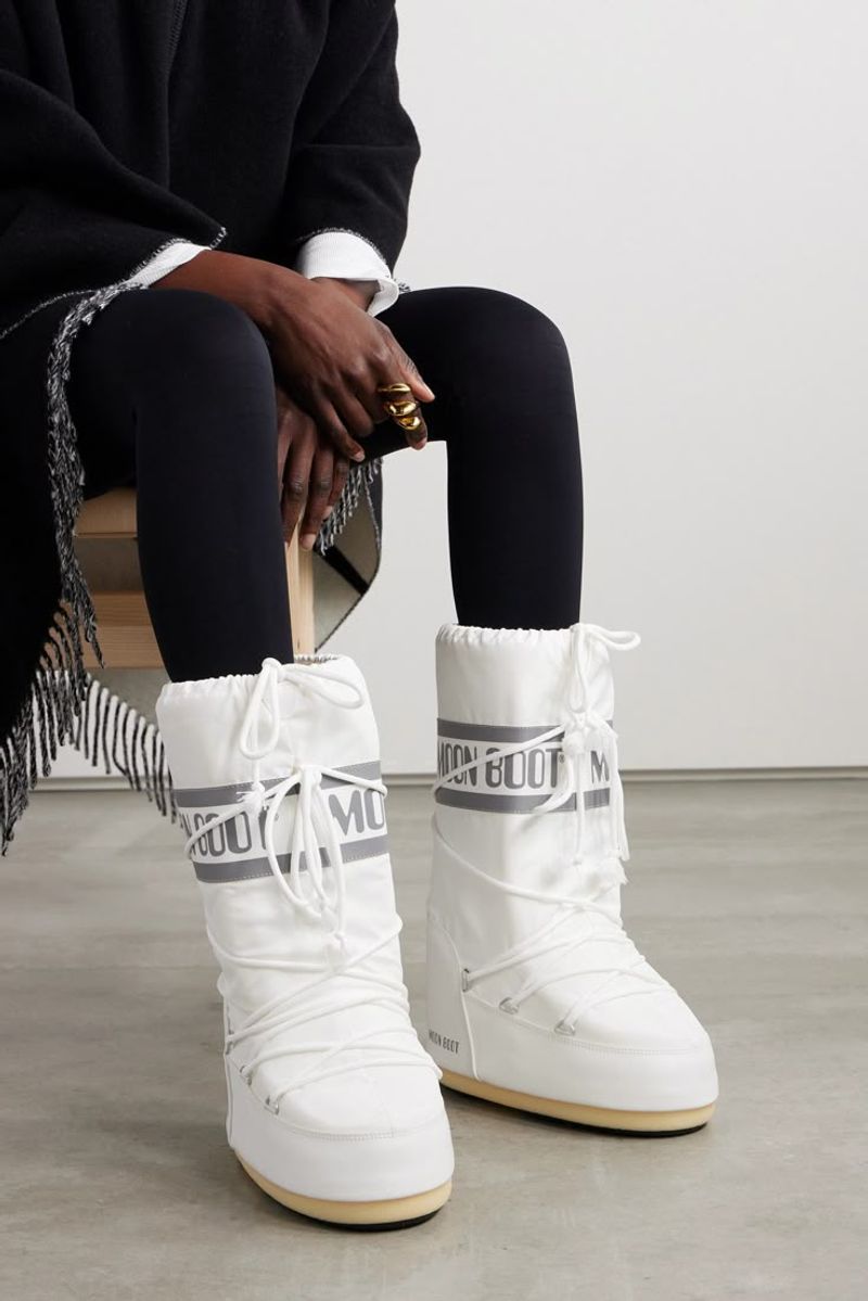 Snow Boots with Oversized Soles