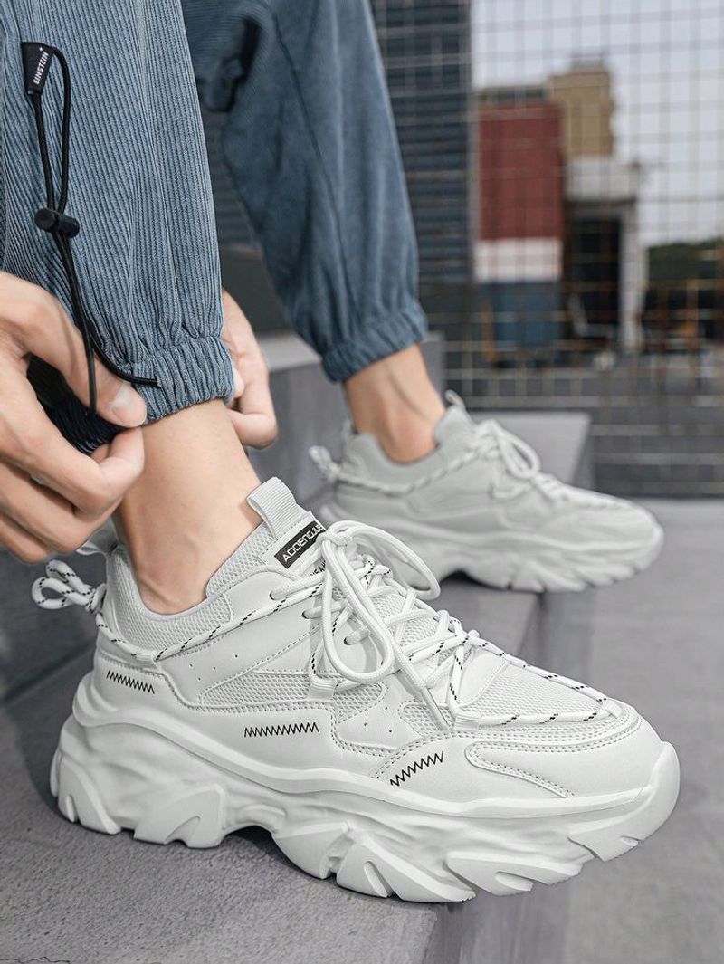 Overly Chunky Dad Sneakers (with Delicate Skirts)