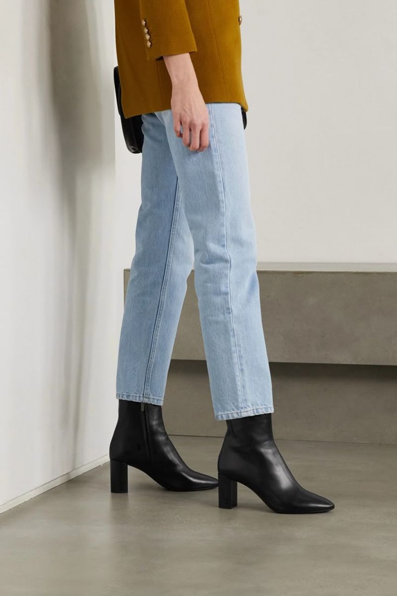 Block-Heeled Ankle Boots