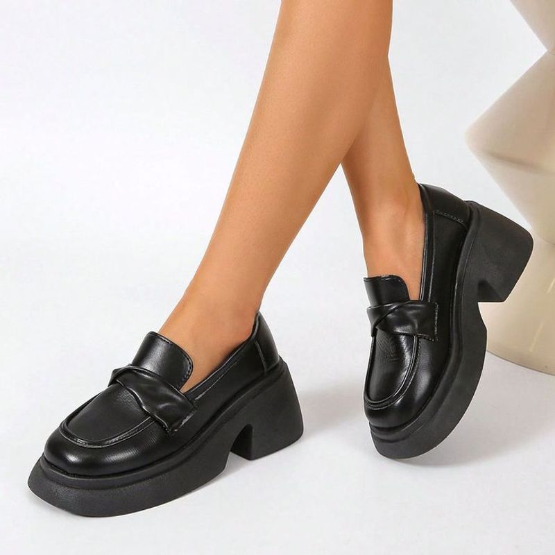 Excessively Chunky Platform Loafers