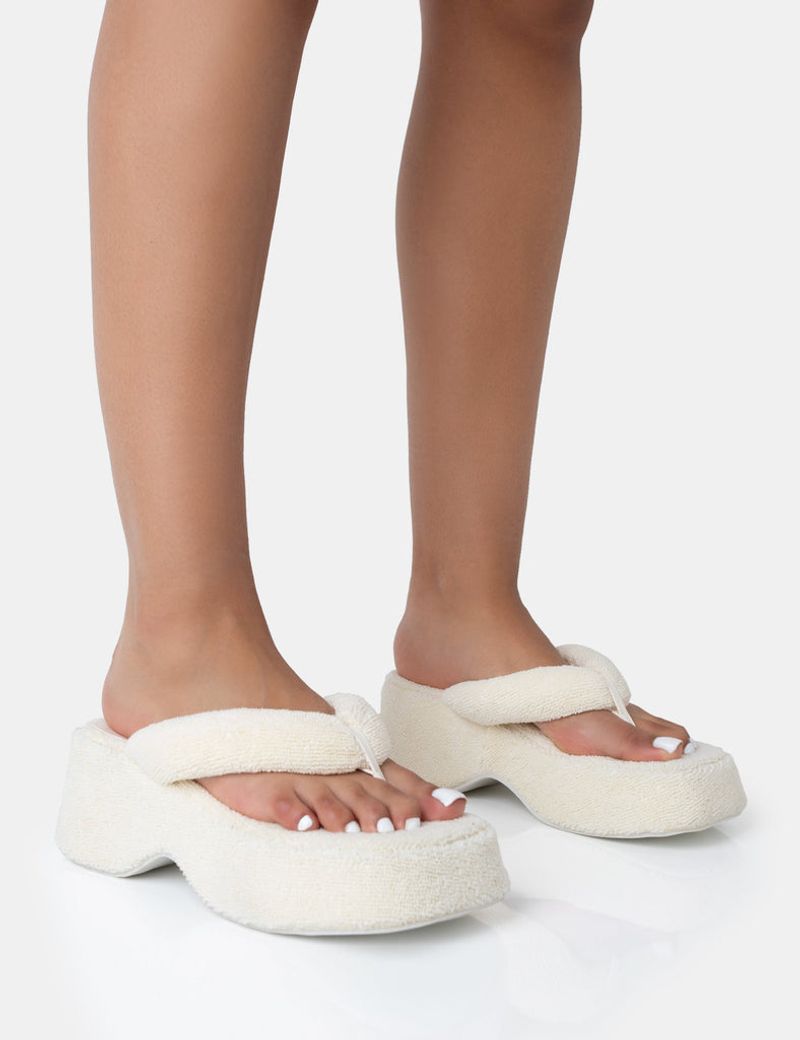 Bulky Platform Flip-Flops