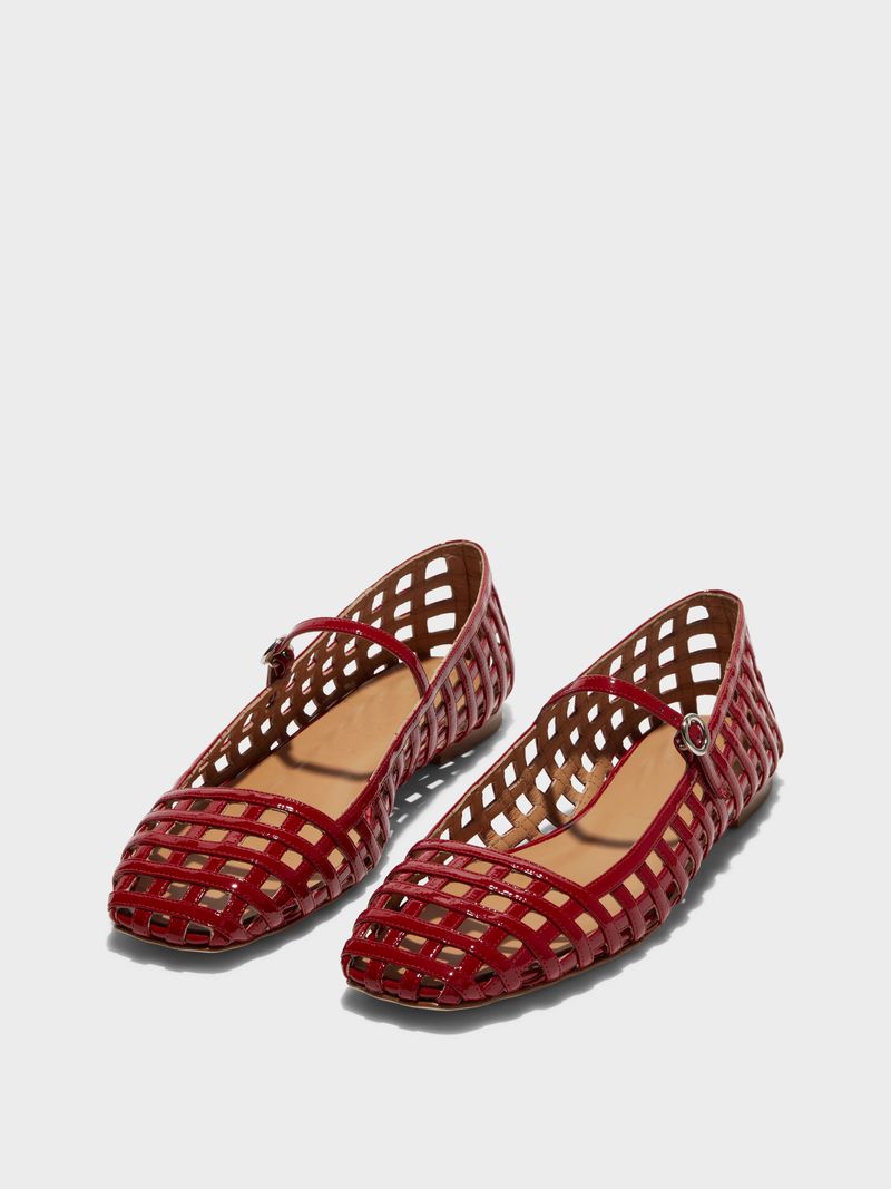Aeyde 'Uma' Mary Jane Flats