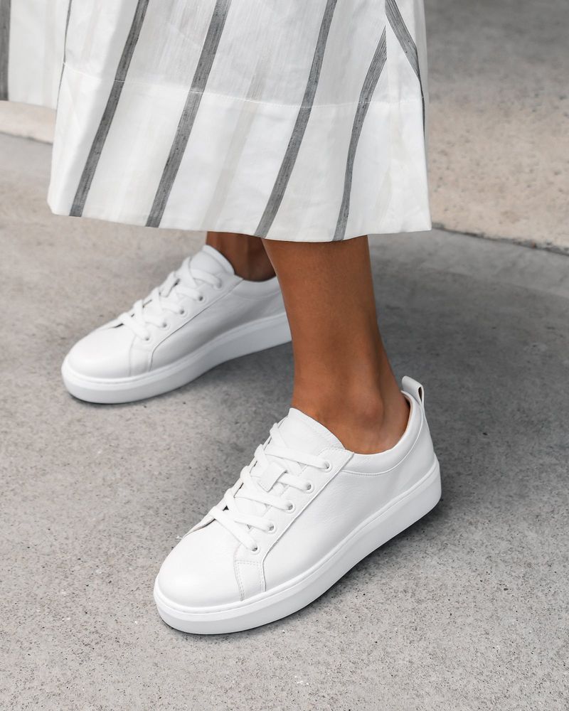 White Leather Sneakers