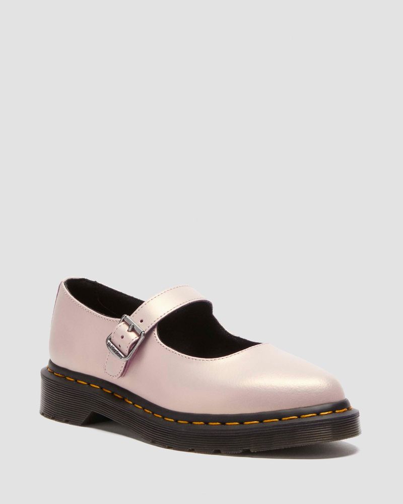 Dr. Martens Elphie Mary Jane Shoes in Powder Pink