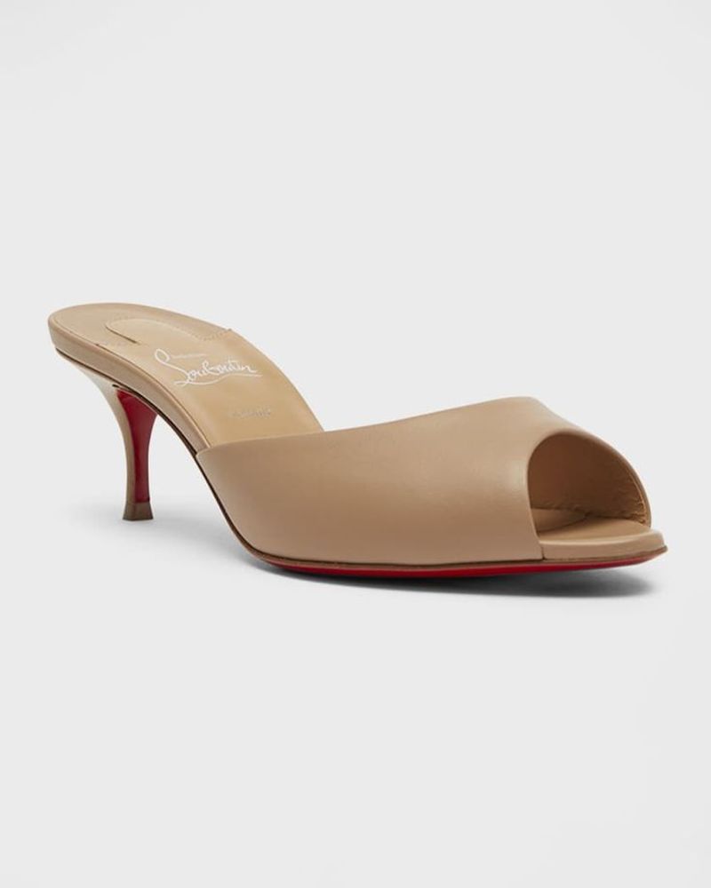 Peep-toe Kitten Heels
