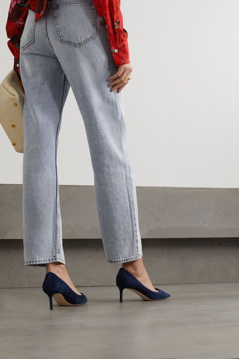 Jimmy Choo Romy 60 Suede Pumps