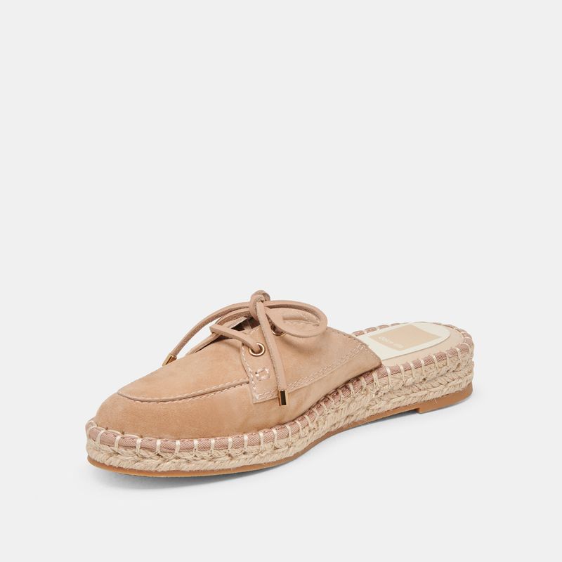 Dolce Vita Hatie Natural Raffia Flats