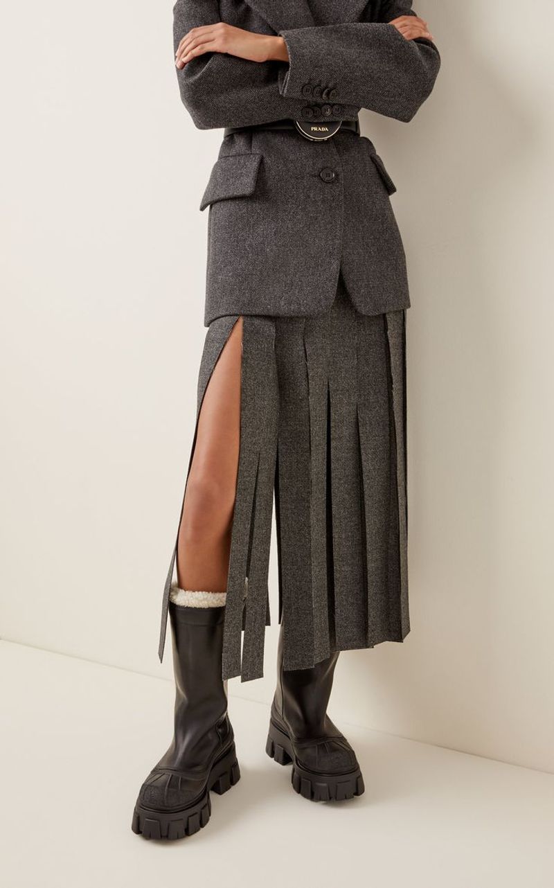 Scorpio - Prada Monolith Leather Boots