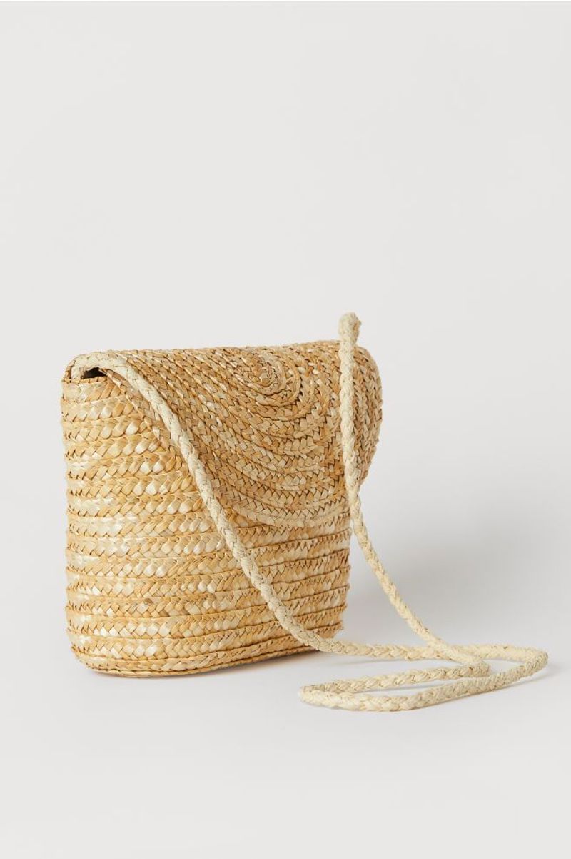 Straw Shoulder Bag