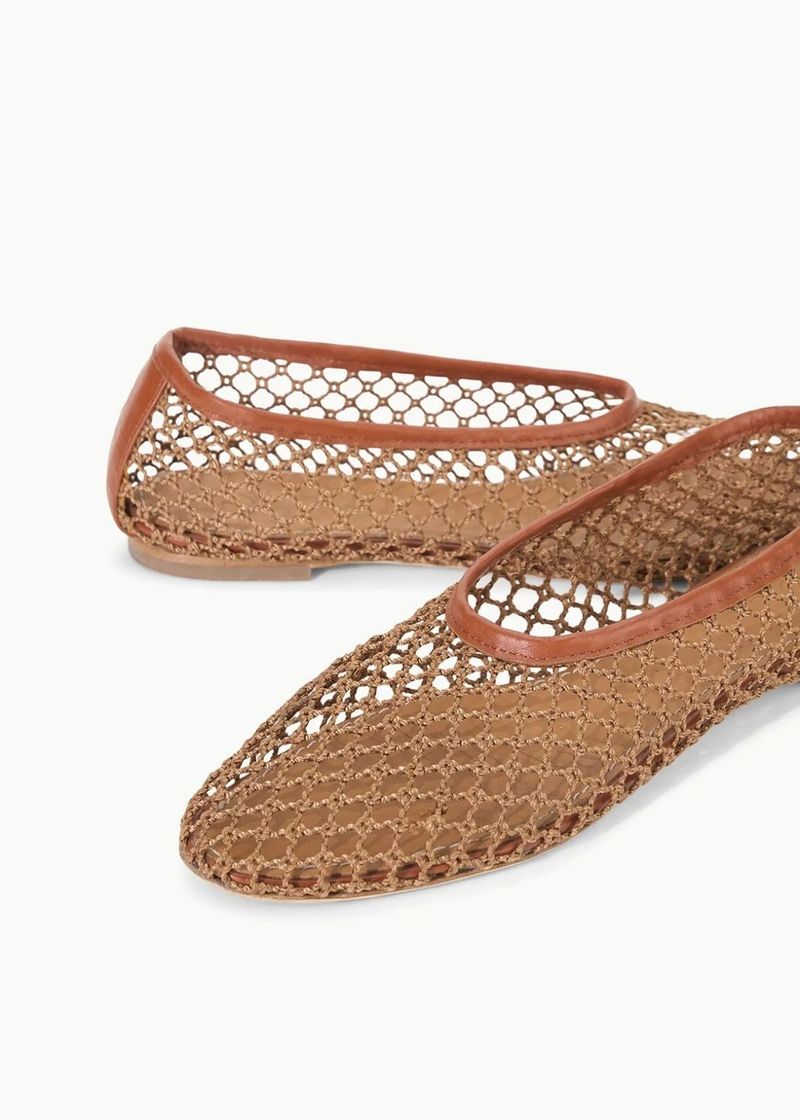 Staud Alba Woven Ballet Flats