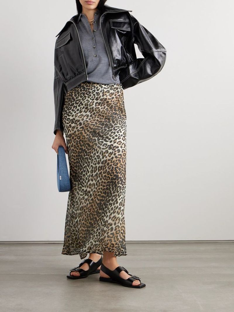 Leopard Print Skirts