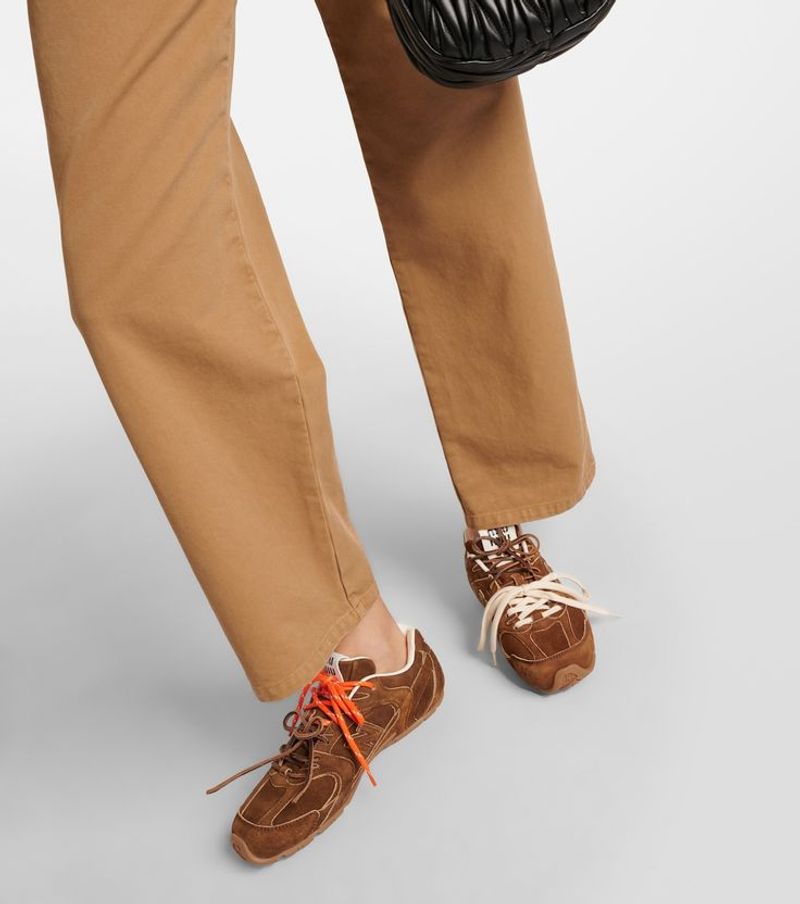 Miu Miu suede trainers
