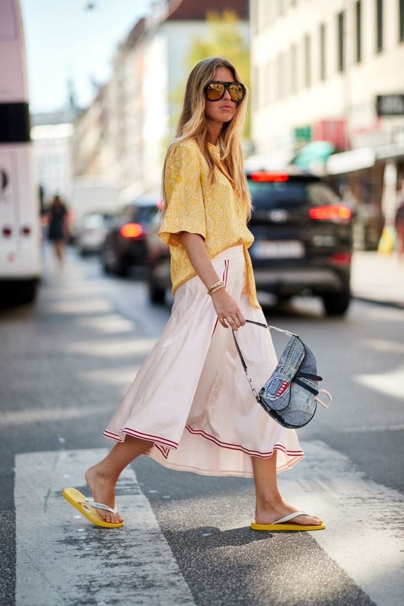 With a Flowy Skirt