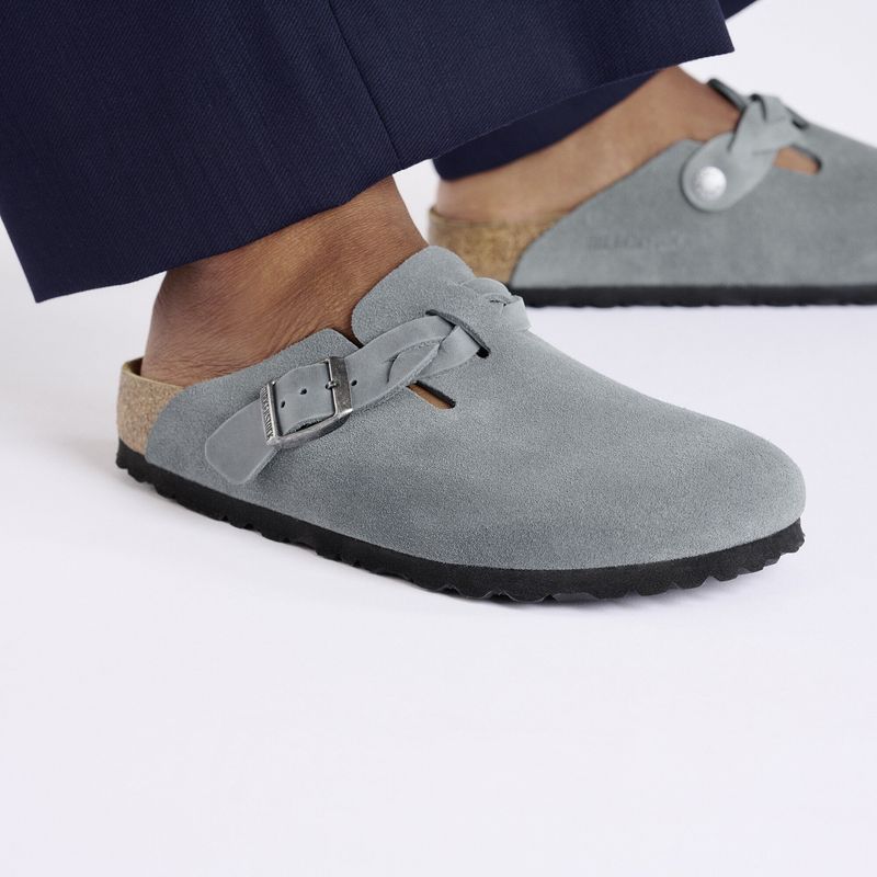 Boston Braided Suede – Basalt Gray