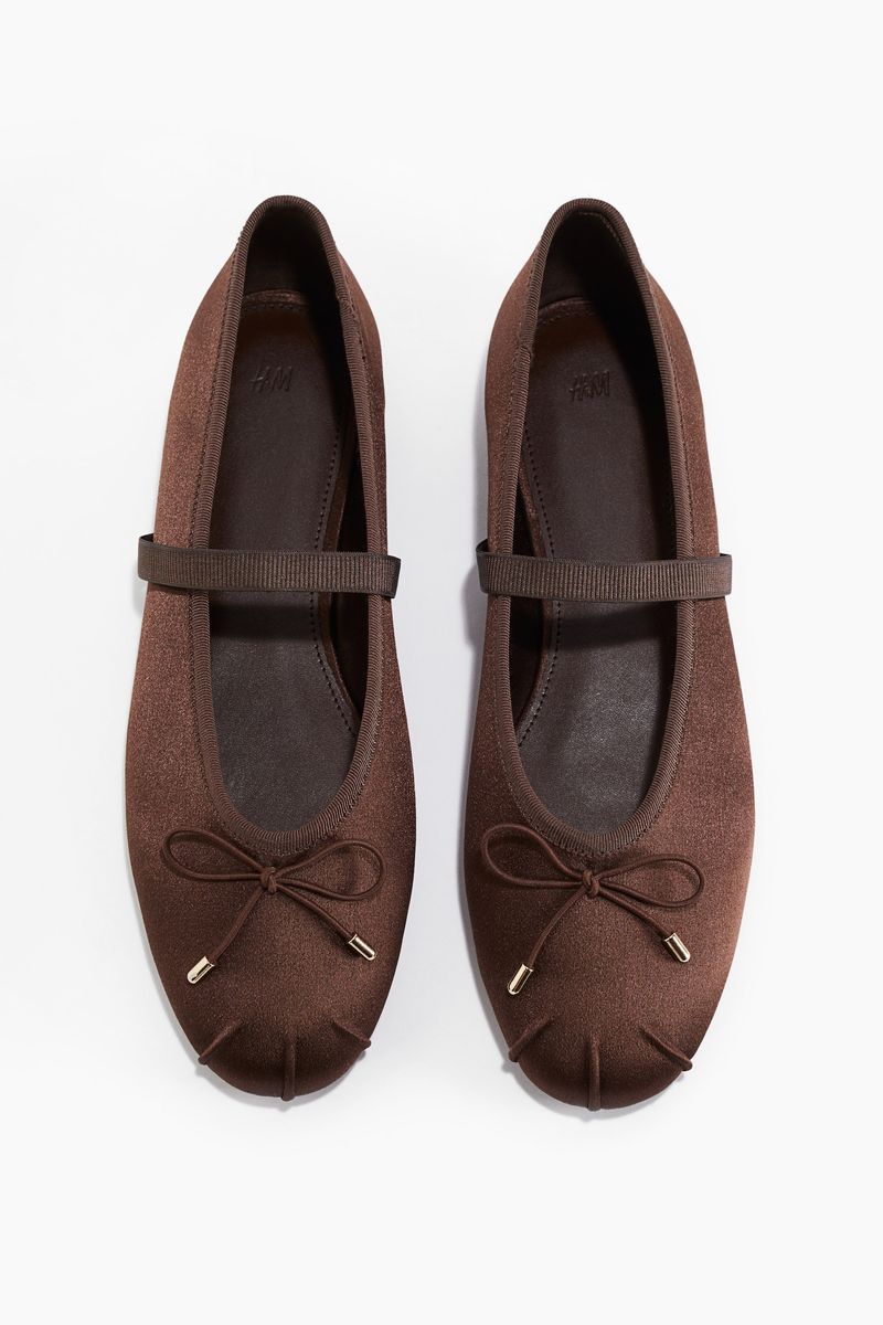 H&M Satin Mary Janes