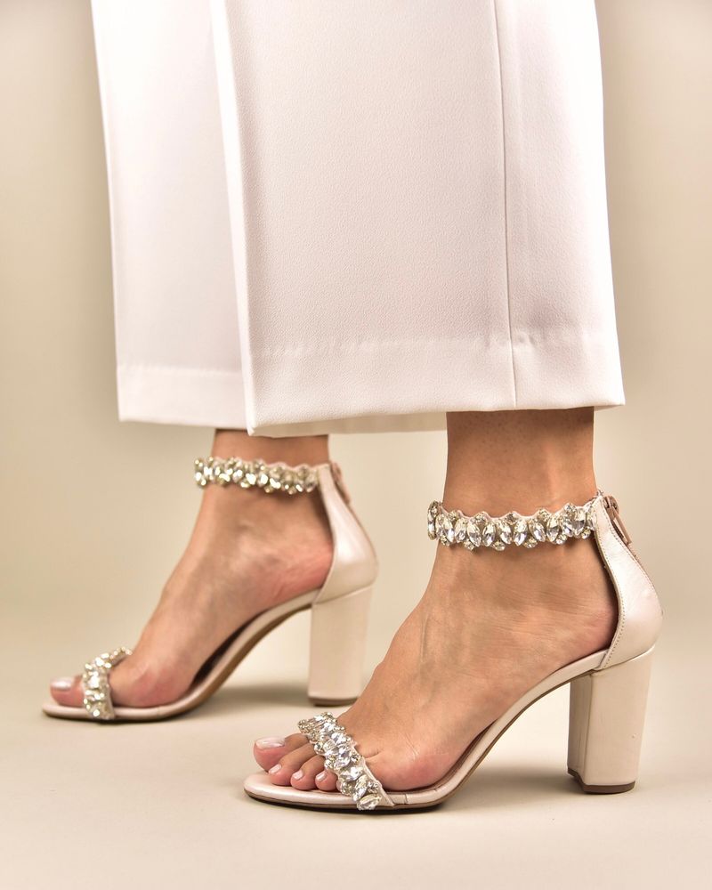 Statement Block Heels in Jewel Tones