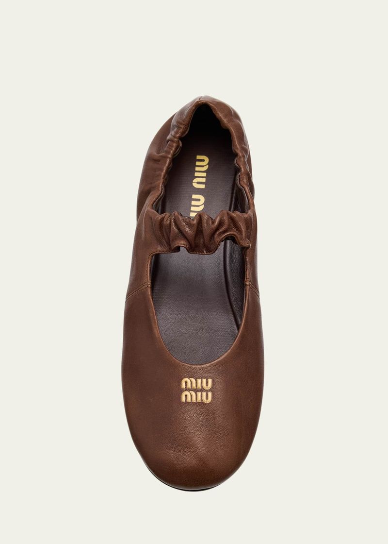Miu Miu – Leather Ballet Flats