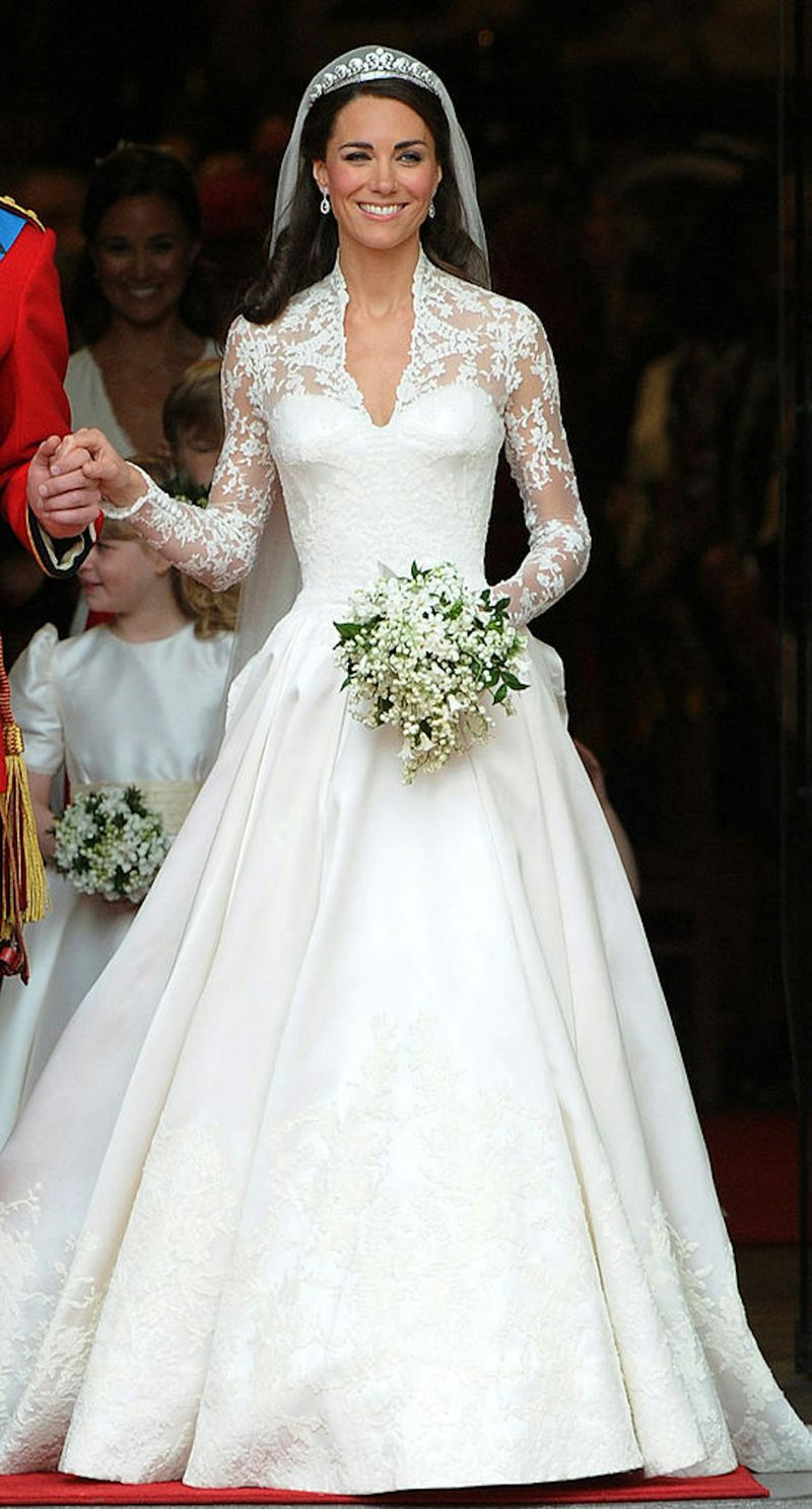Kate Middleton’s Lace-Sleeved Alexander McQueen Dress (2011)