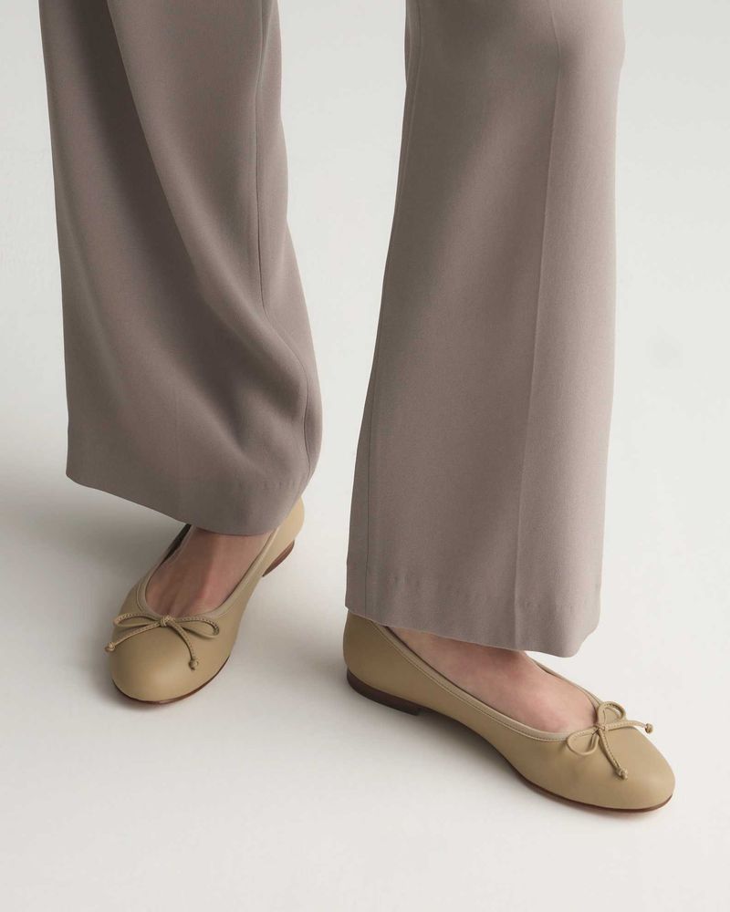 Ballet Flats in Luxe Fabrics