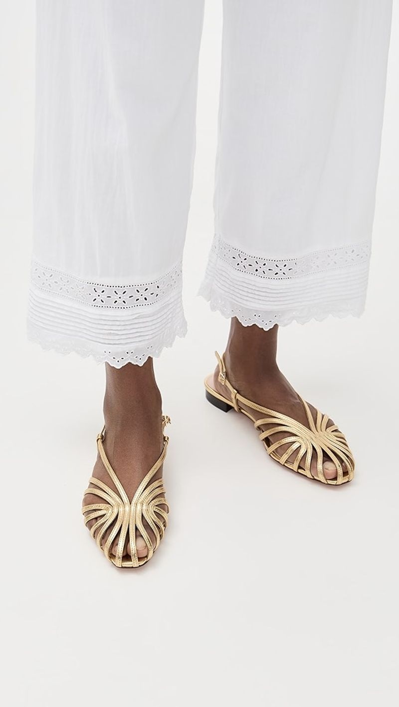 Loeffler Randall Devon Lattice Slingback Sandals