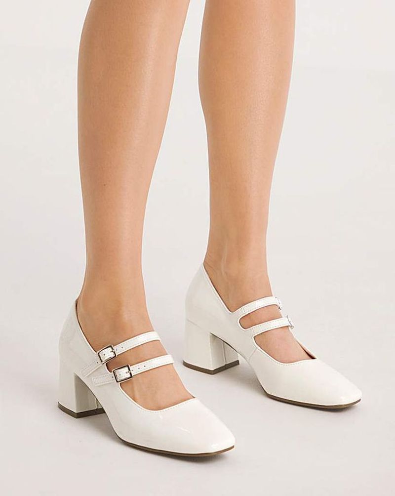 Heeled Mary Janes