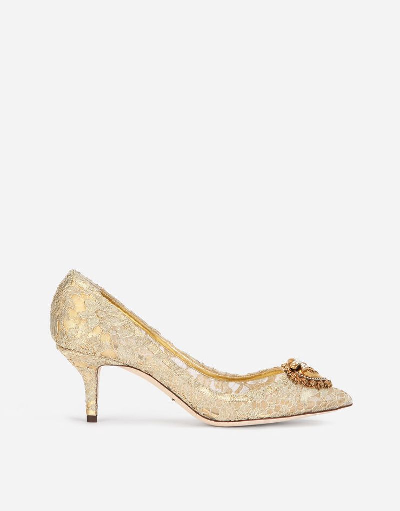 Dolce & Gabbana Devotion Gold Heels