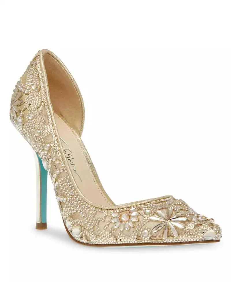 Overly Embellished or Rhinestoned Heels