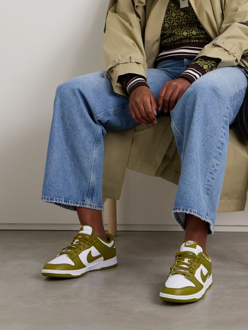 Colorblocked Retro Sneakers (Subtle Tones)