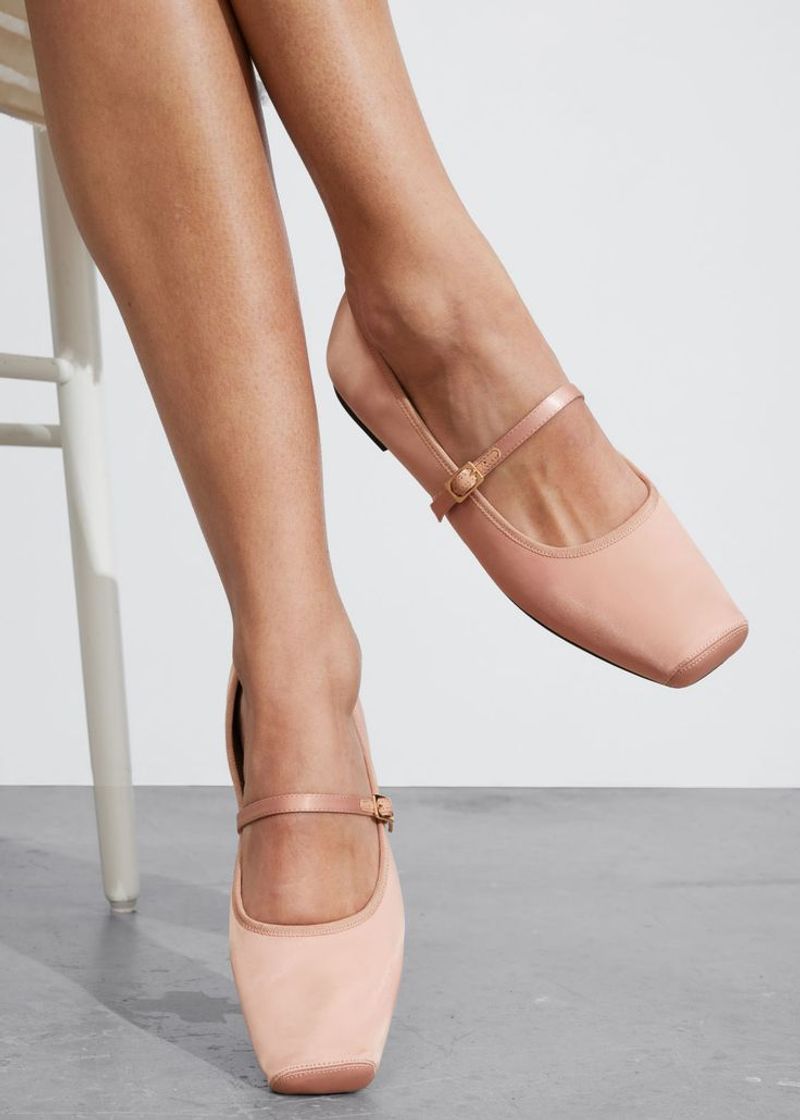 Square-Toe Ballet Flats or Mules