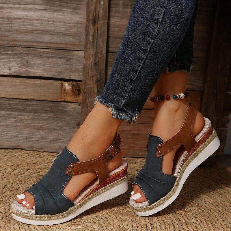 Wearing Dated Wedge Sandals