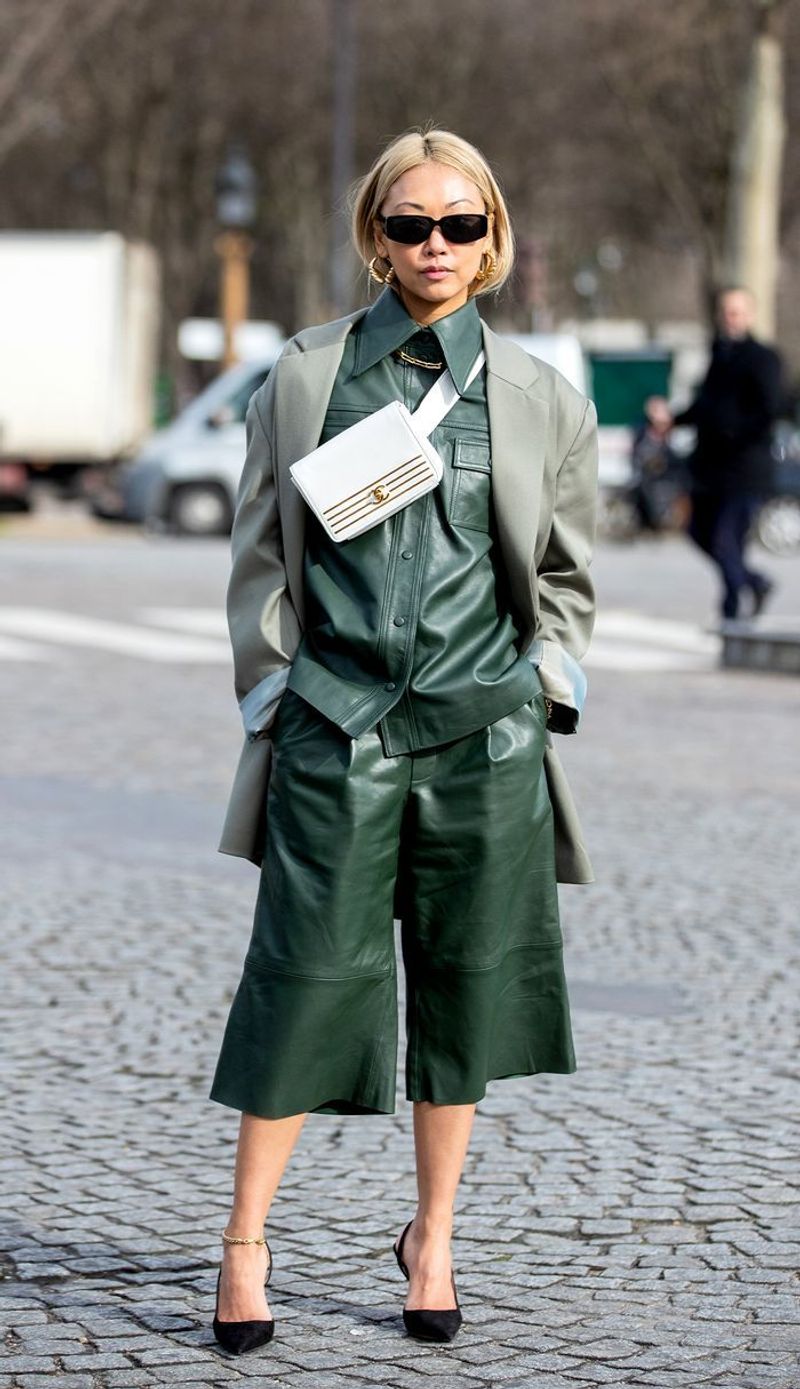 Wearing Bermuda Shorts with Stiff Fabrics