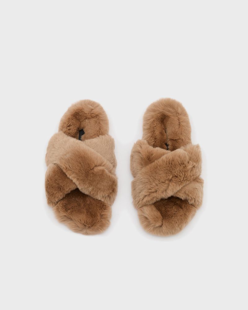 Chunky Fur-Lined Slippers
