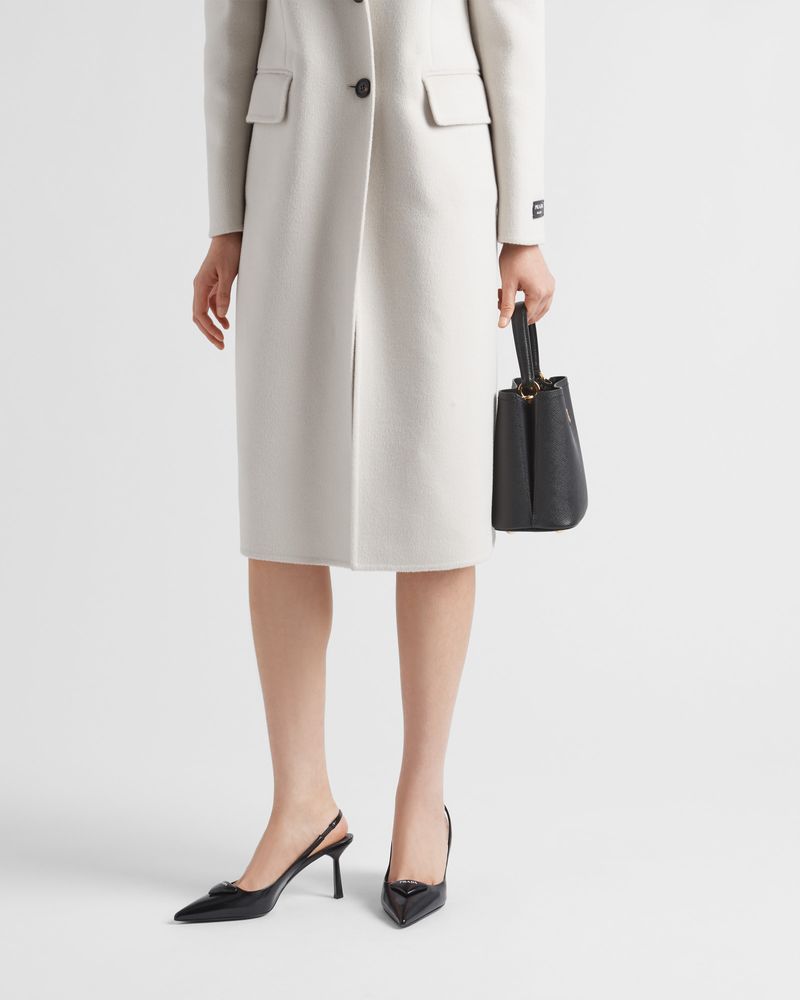 Prada Brushed Leather Slingbacks