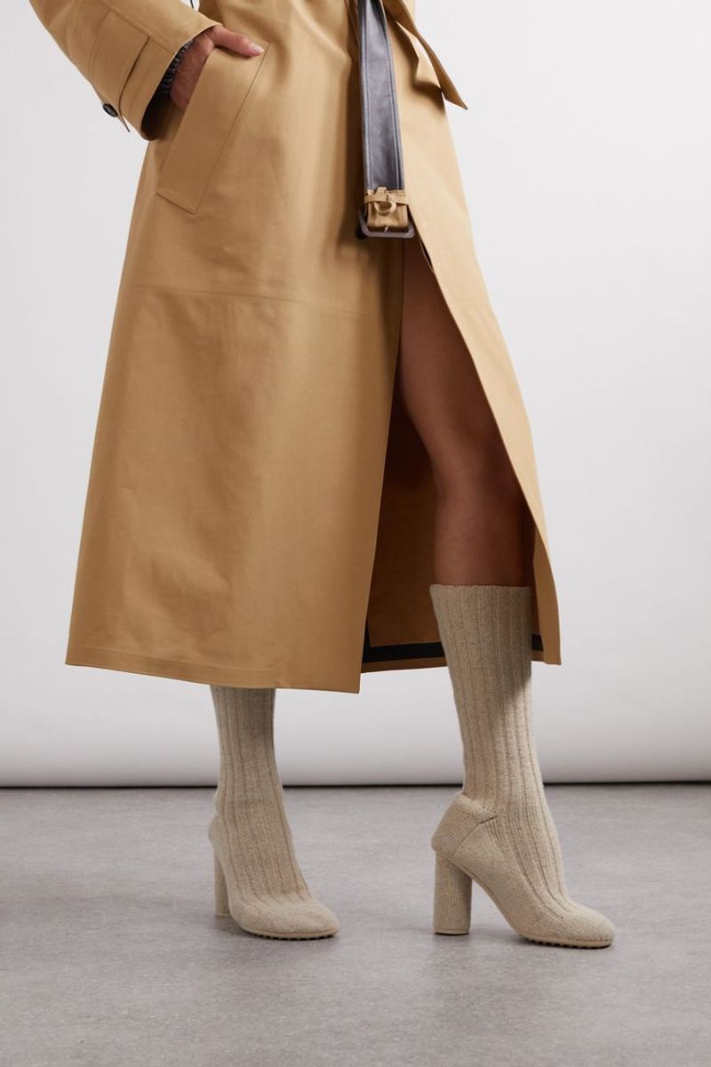 Sock Boots (with Bodycon Dresses)