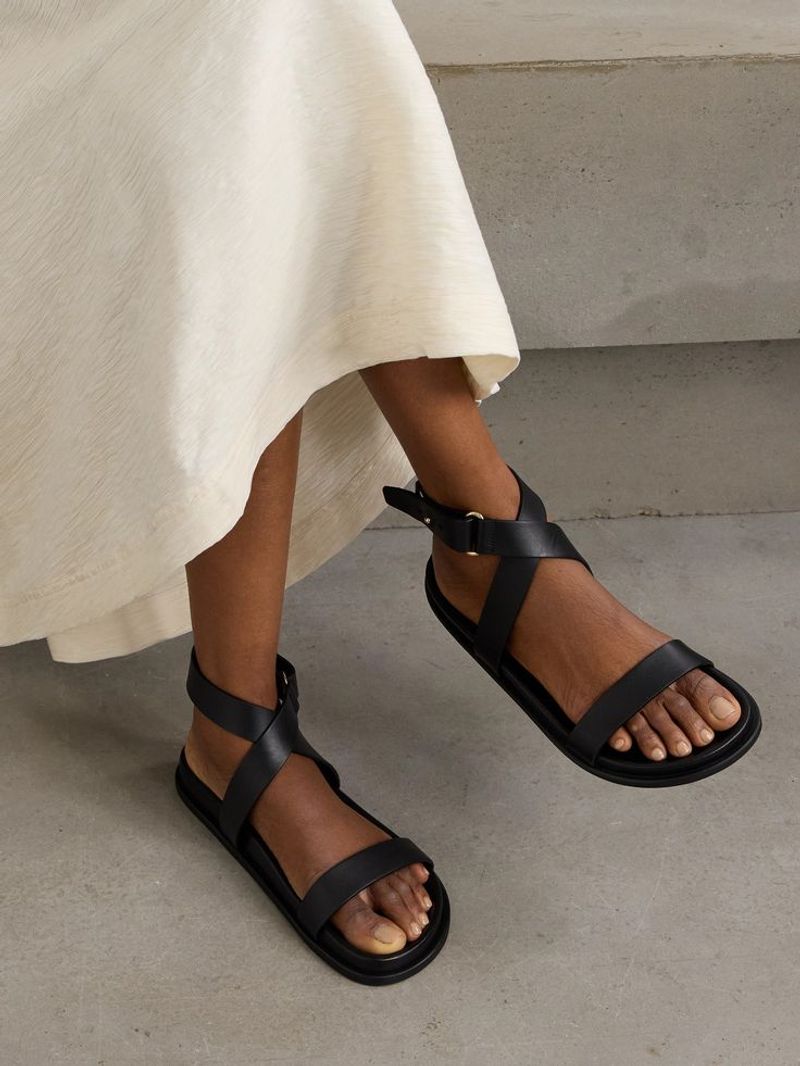 Flat Leather Sandals