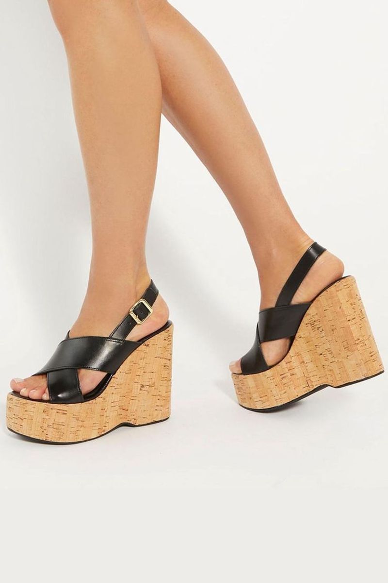 Chunky Cork Wedges
