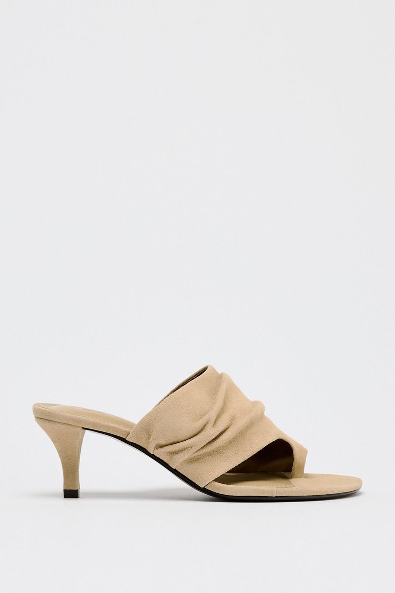 Zara Suede Straps Sandal