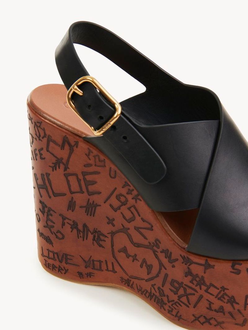 Chloé Wedge Clog Sandal