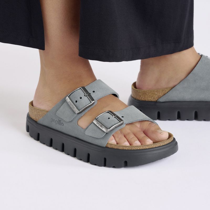 Arizona Chunky Suede – Basalt Gray/Black