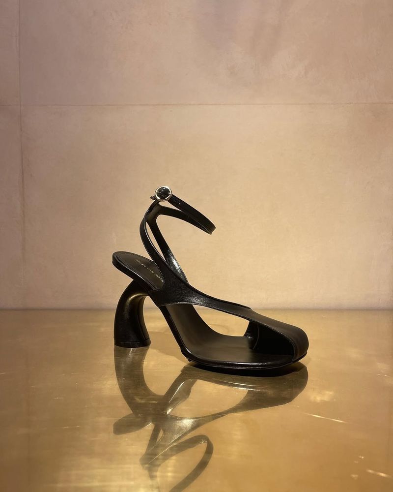 Dries Van Noten Asymmetric-Heeled Sandals