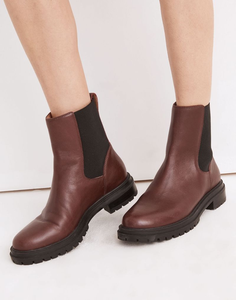 Lug-Sole Chelsea Boots