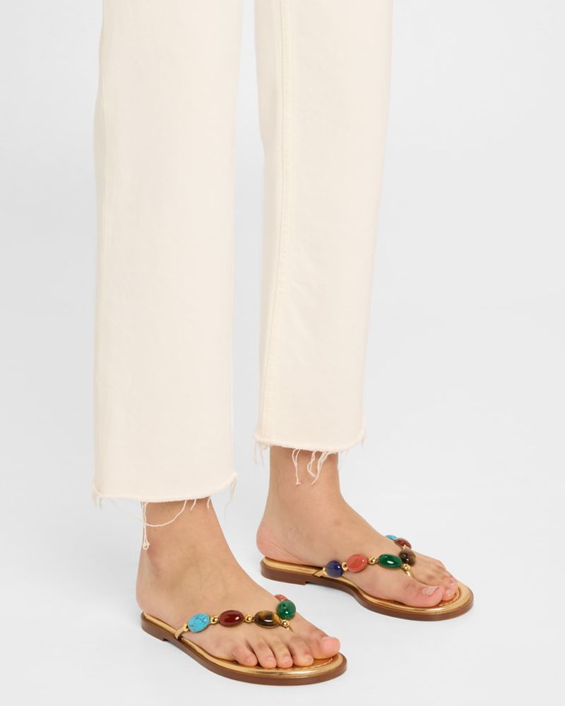 Gianvito Rossi Shanti Thong 05 Flats