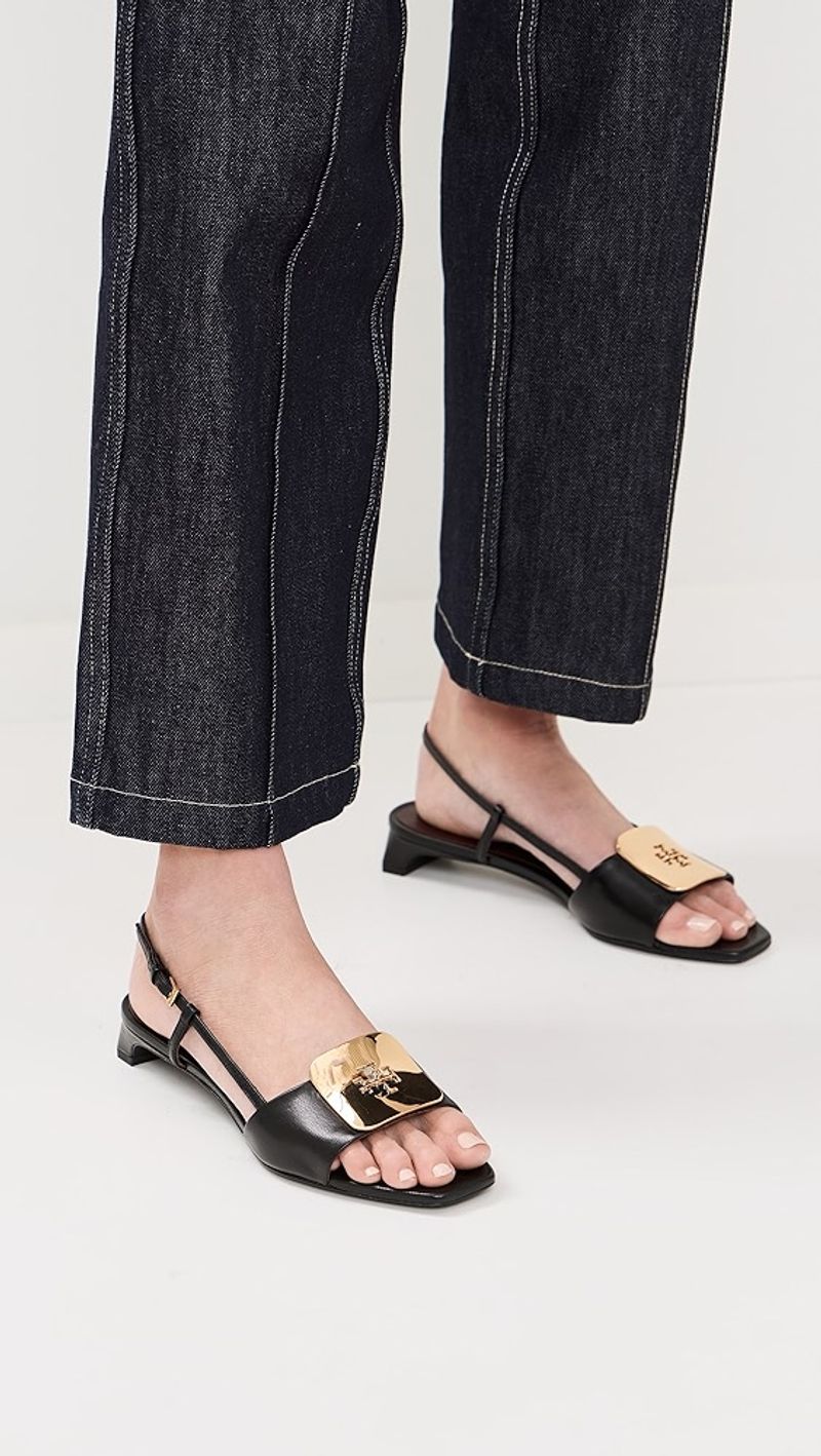 Tory Burch Georgia Slingback Flats