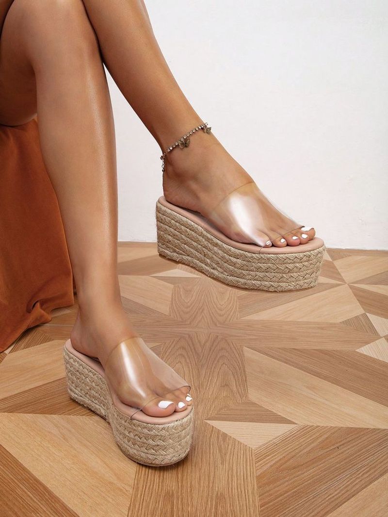 PVC Material Espadrilles