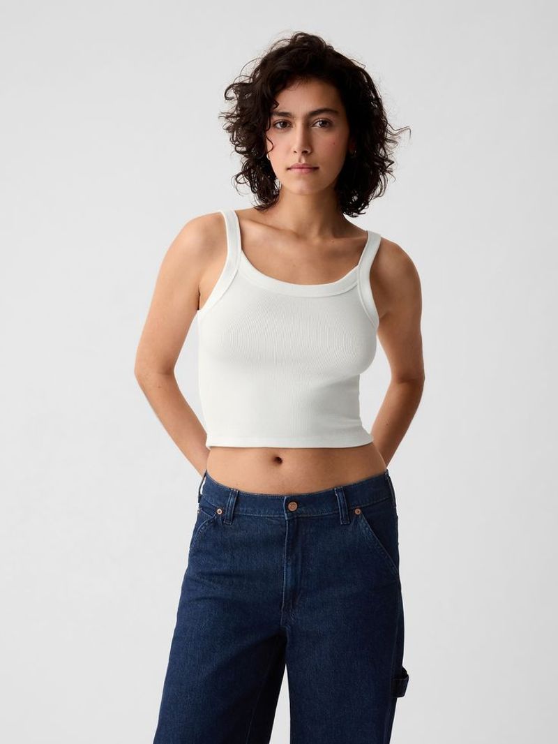 Gap Modern Ribbed Tank