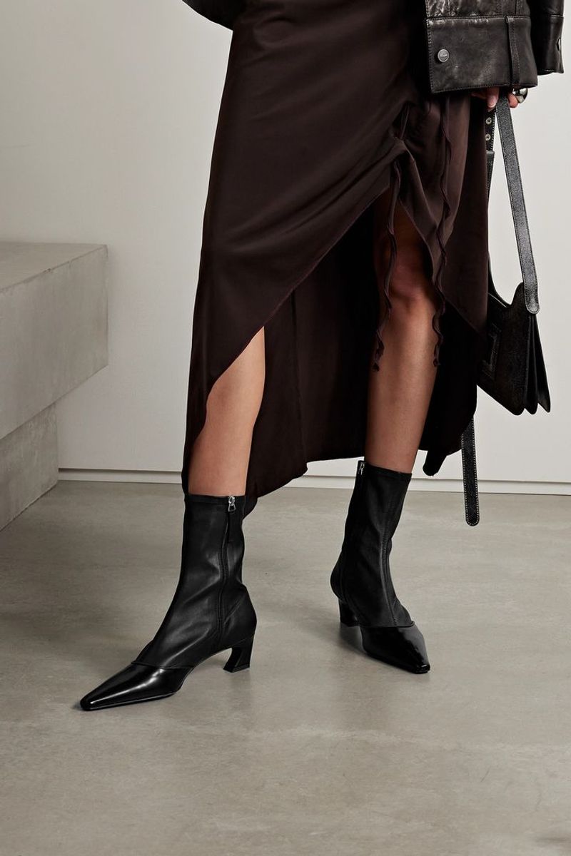 Ankle Boots with a Slim Silhouette